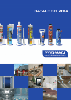 catalogo completo dei prodotti prochimica