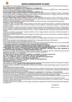 bando 14- erp - Comune di Vigevano