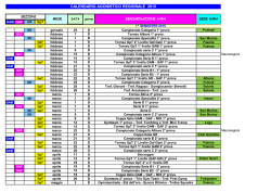 CALENDARIO AGONISTICO REGIONALE 2015