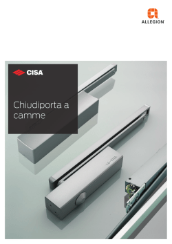 Chiudiporta a camme