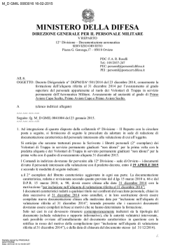 aliq. 2014 - Circolare n. M_D GMIL 0083016 del 16.02.2015