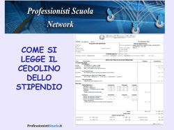 Guida alla comprensione del cedolino