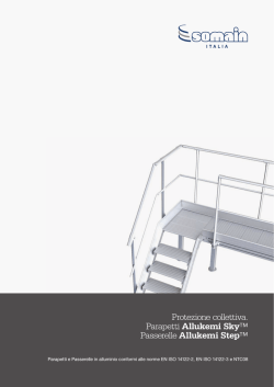 Protezione collettiva. Parapetti Allukemi Sky