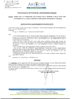 elenco ditte - Arechi Multiservice SpA