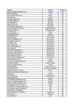 Filiali Lottomatica Sicilia ed Italia