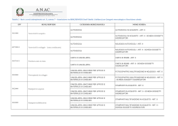 Tabella 1 - Beni e servizi adempimento art. 9, comma 7