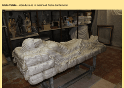 Cristo Velato – riproduzione in marmo di Pietro Santamaria
