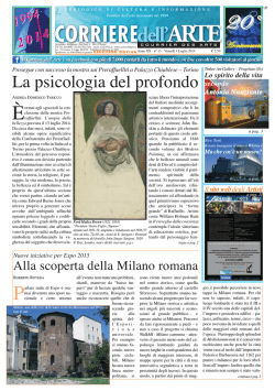 Artisti . Corriere dell arte