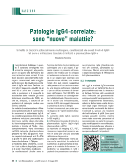 Patologie IgG4-correlate: sono &ldquo;nuove&rdquo; malattie?