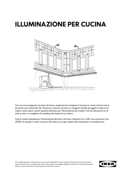 ILLUMINAZIONE PER CUCINA