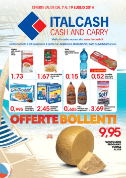 9,95 OFFERTEBOLLENTI - Italcash &ndash; Cash and Carry