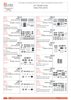 KIT PERNI FUSI KING PIN SETS