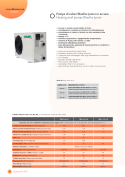 Pompe di calore Bluefire Junior in acciaio Heating steel pumps