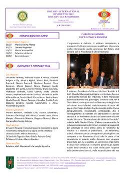 Bollettino n&deg; 6 - Altri siti Rotary Club