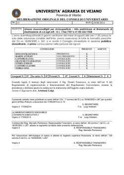 DC 15 AVIOSUPERFICIE - Universit&agrave; Agraria Vejano