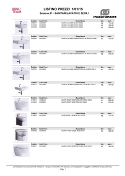 LISTINO PREZZI 1/10/14