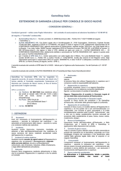 Clicca qui per prendere visione del regolamente completo