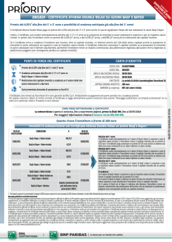 certificate athena double relax su azioni basf e bayer