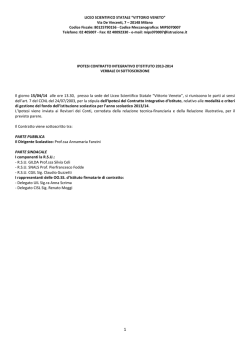 Contratto Integrativo di Istituto 2013-2014