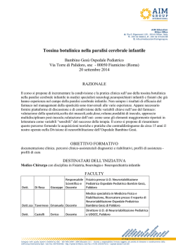 Scarica programma e CV relatori.