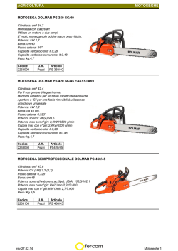 AGRICOLTURA MOTOSEGHE