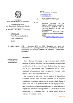 VI Rep. MARICOGECAP - Capitanerie di porto