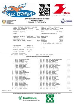 Ordine di partenza