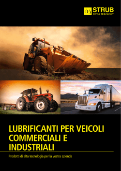 lubrificanti per veicoli commerciali e industriali