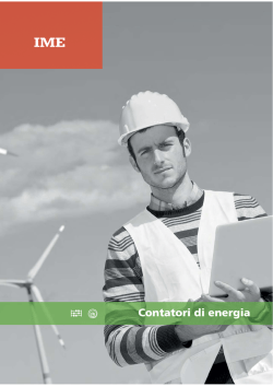 Contatori di energia | minicatalogo 2014