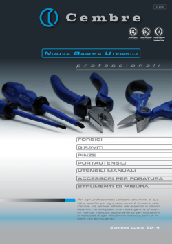 Nuova gamma di utensili professionali