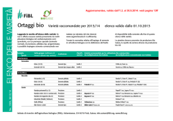 Elenchi delle variet&agrave; Gemma