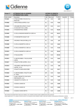 ATTREZZATURA IN GENERE ATTREZZATURA VARIA