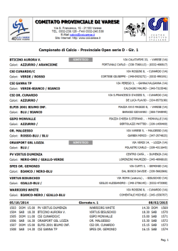 Open D1 - CSI Varese