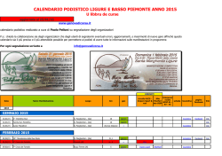 Calendario 2015 - Genova di corsa