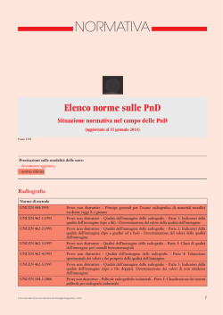 Elenco delle norme sulle PnD
