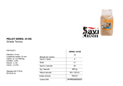 PELLET GENOL 15 KG Scheda Tecnica
