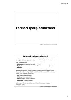 Farmaci Ipolipidemizzanti