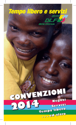 Guida convenzioni e servizi DLF Bologna 2014