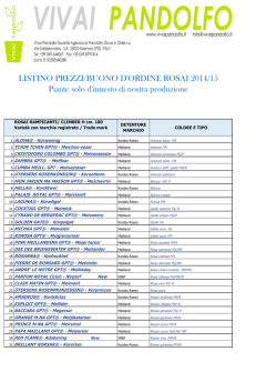 Catalogo Rosai - Vivai Pandolfo