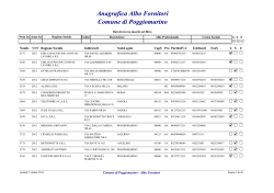 Albo dei Fornitori aggiornato al 2014