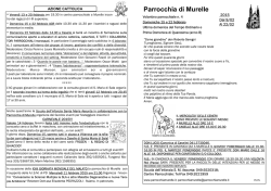 Volantino n.4 - Parrocchia S. Maria Assunta MURELLE