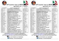 COUNTRY TOUR 2015 NUMERO ZERO