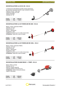 Decespugliatori-Rasaerba
