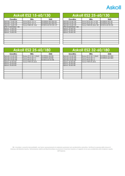 Askoll ES2 15-60/130 Askoll ES2 25-60/130 Askoll ES2 25