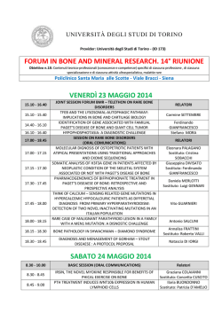 Programma - Università degli Studi di Torino
