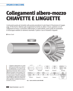 Collegamenti albero-mozzo CHIAVETTE E