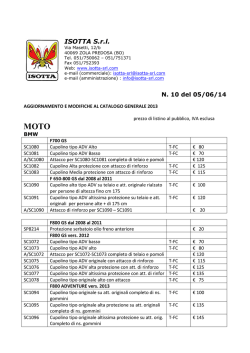AGGIORNAMENTO 10 catalogo 2013