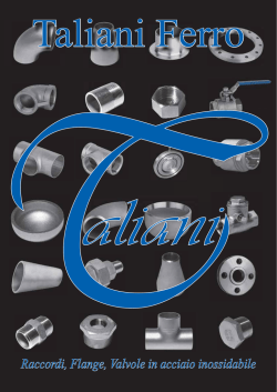 Catalogo Raccordi-Flange-Valvole