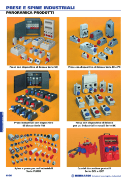 PRESE E SPINE INDUSTRIALI