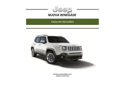 NUOVA RENEGADE - Fiat Chrysler Automobiles EMEA Press